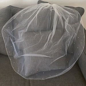 Wedding Veil with Rhinestones